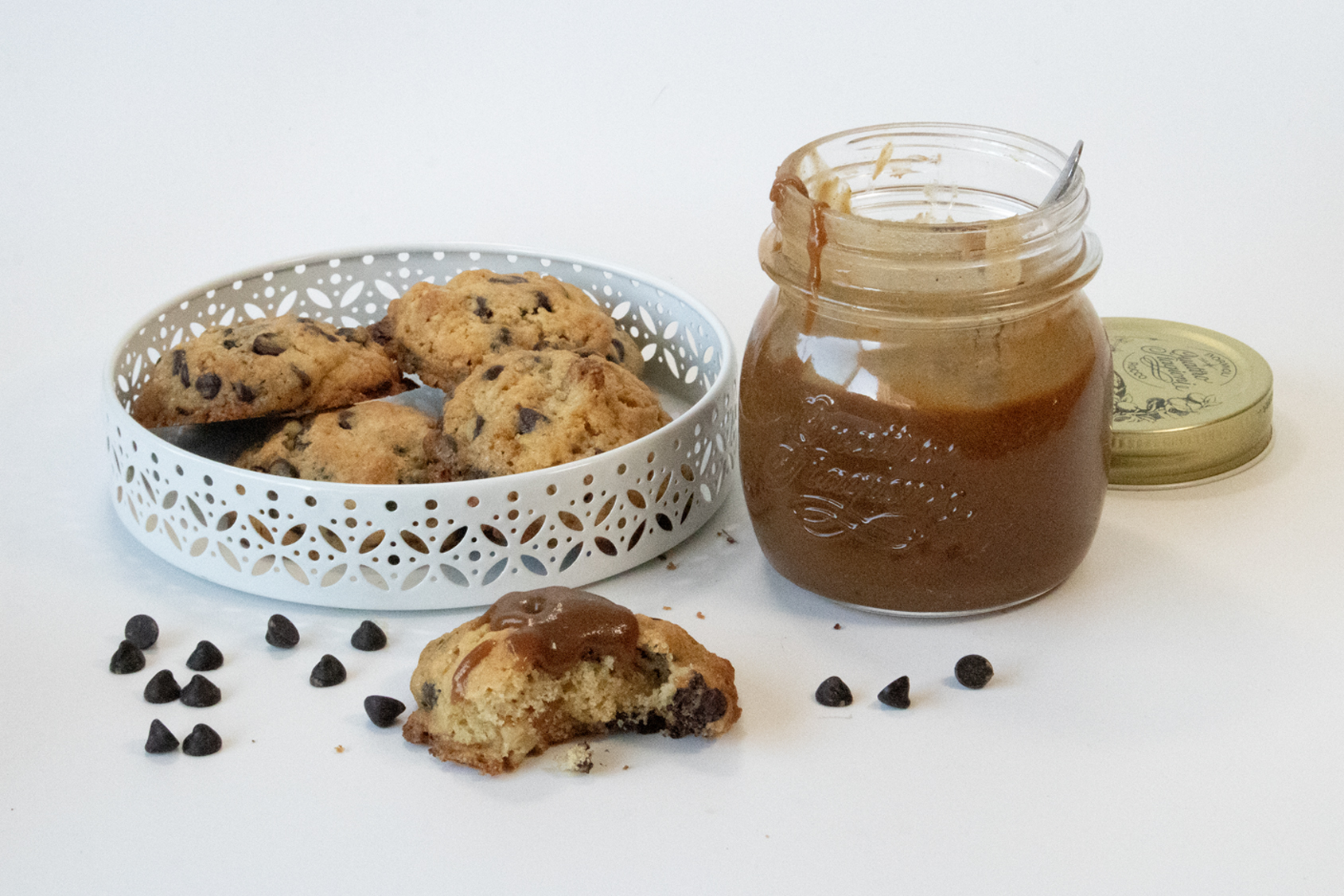 Cookies con sirope de Toffe